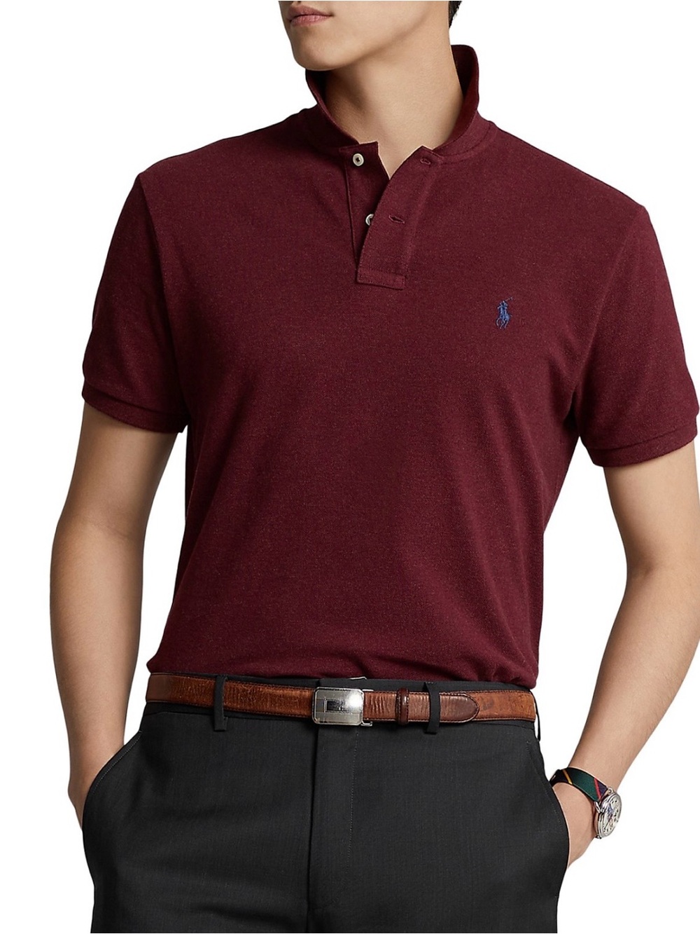 NWT POLO RALPH LAUREN Classic Fit Mesh Polo Shirt